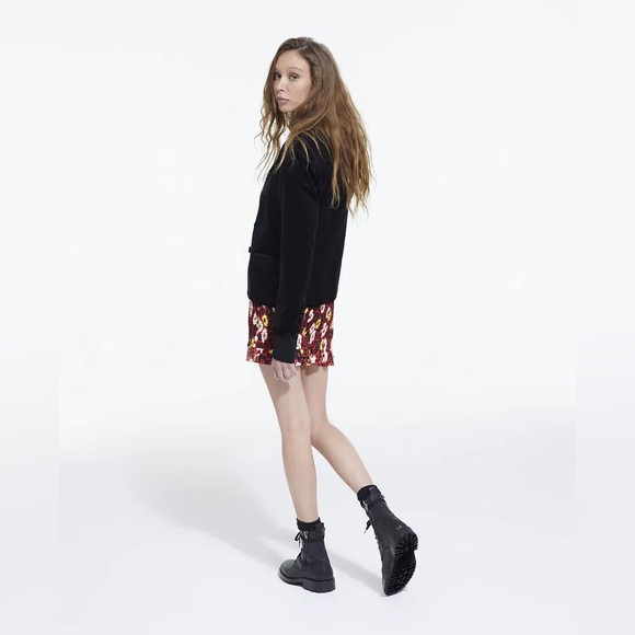 The Kooples Wild Blossom Smocked Mini Skirt - Picture 2 of 5